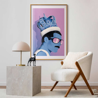 Artgeist Freddie plakat 21 x 30 cm med guldramme, 1 stk