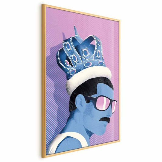 Artgeist Freddie plakat 29,7 x 42 cm med guldramme, 1 stk