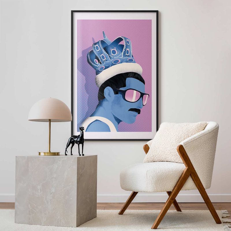 Artgeist Freddie plakat 60 x 90 cm med sort ramme, 1 stk