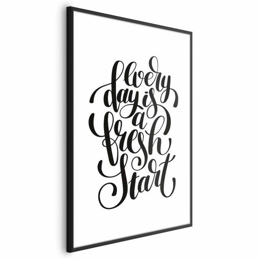 Artgeist Fresh Start plakat 21 x 30 cm med sort ramme, 1 stk