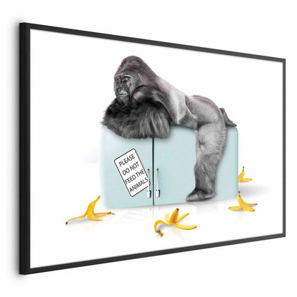 Artgeist plakat Sulten gorilla 42 x 29,7 cm med sort ramme, 1 stk