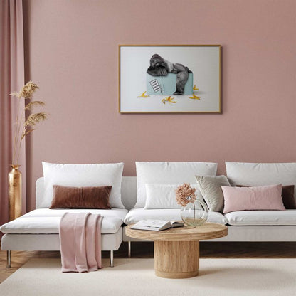 Plakat Artgeist Sulten gorilla 42 x 29,7 cm med guldramme, 1 stk