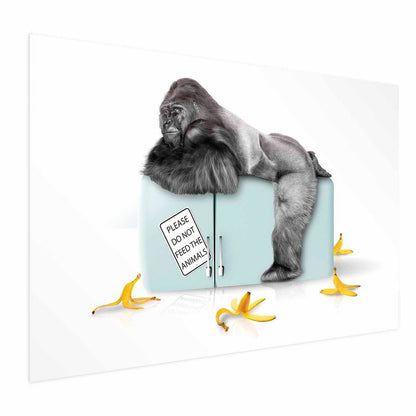 Artgeist plakat Sulten gorilla 60 x 40 cm uden ramme, 1 stk