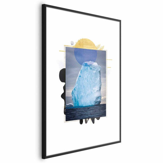 Artgeist plakat Isbjerg 29,7 x 42 cm med sort ramme, 1 stk