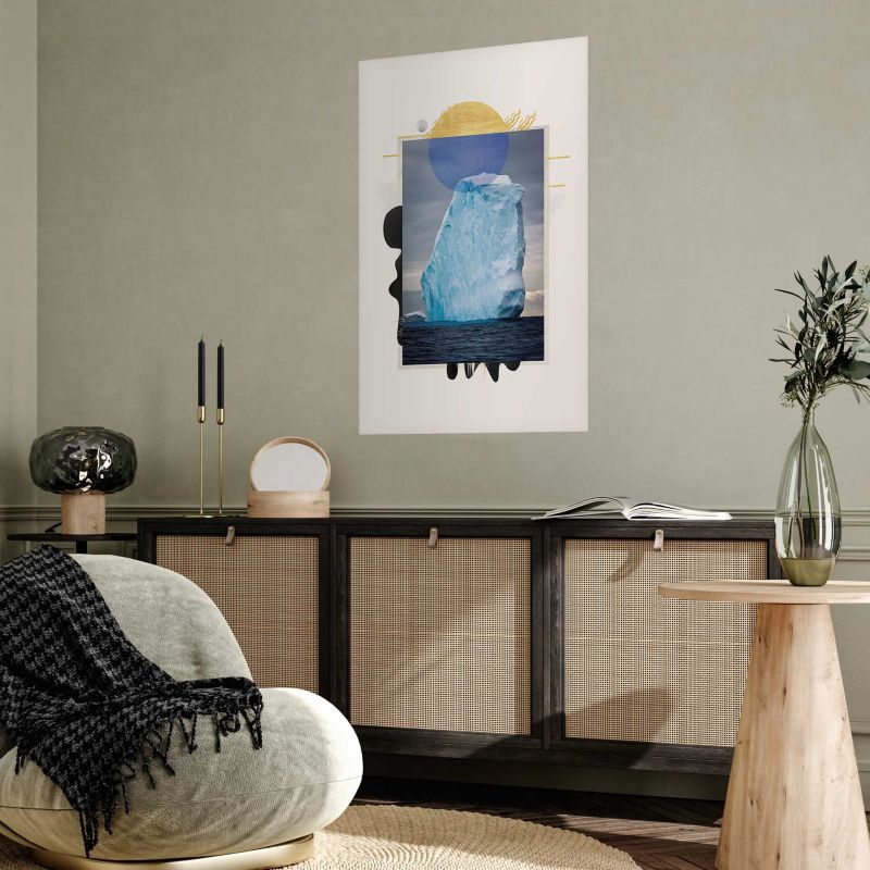 Artgeist plakat Isbjerg 60 x 90 cm uden ramme, 1 stk