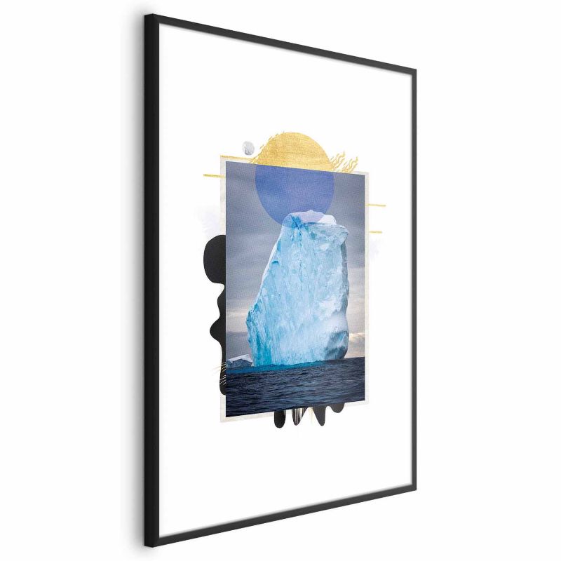 Artgeist plakat Isbjerg 60 x 90 cm med sort ramme, 1 stk