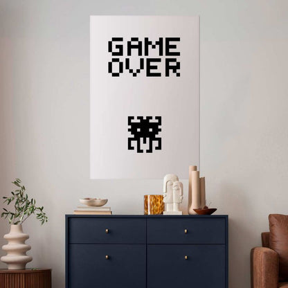 Artgeist Game over plakat 40 x 60 cm uden ramme, 1 stk