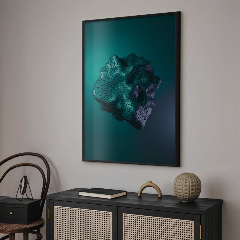 Artgeist Gamma plakat 29,7 x 42 cm med sort ramme, 1 stk