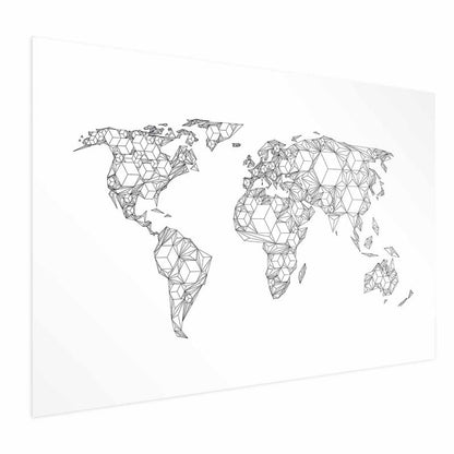 Artgeist plakat geometrisk kort 30 x 21 cm uden ramme 1 stk