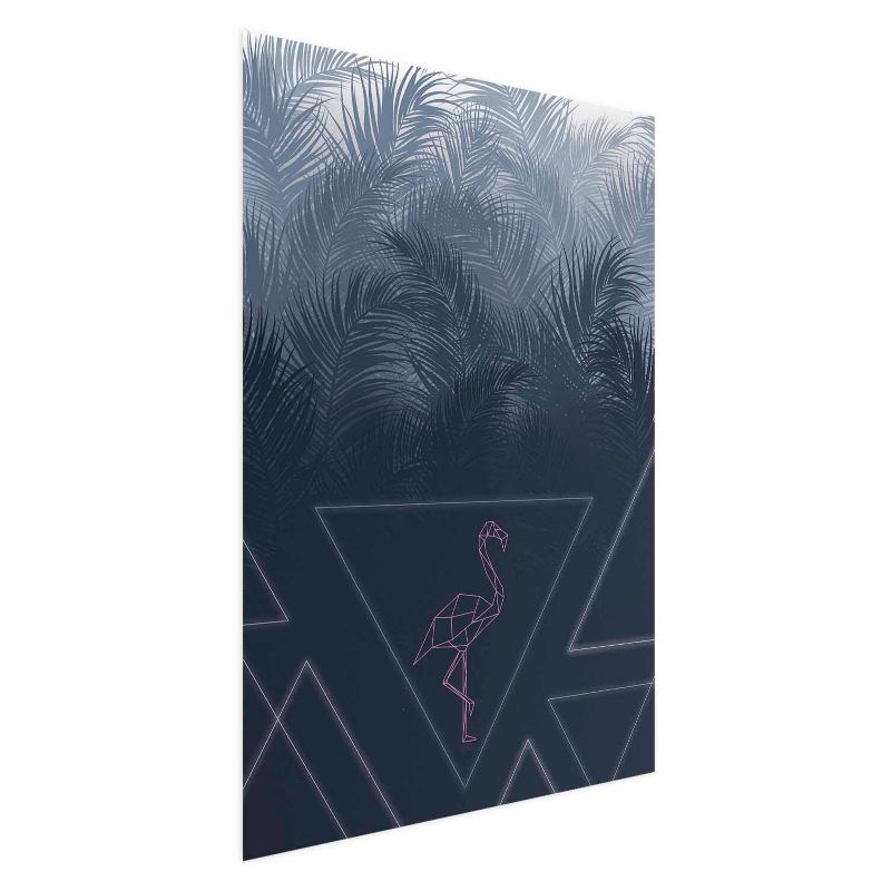 Artgeist plakat geometrisk fugl 21 x 30 cm uden ramme, 1 stk