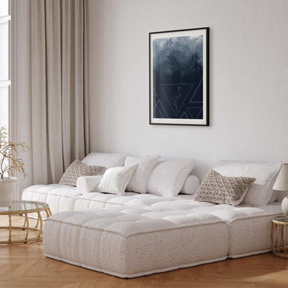 Artgeist plakat geometrisk fugl 21x30 cm med sort ramme, 1 stk