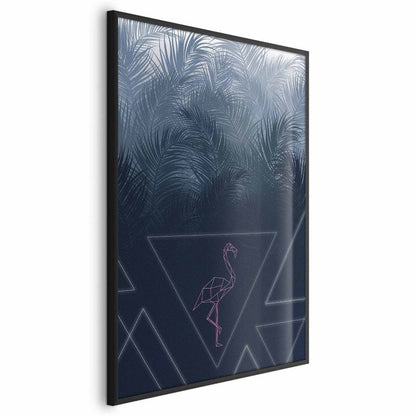 Artgeist plakat geometrisk fugl 60 x 90 cm med sort ramme, 1 stk