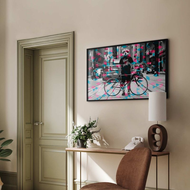 Artgeist plakat giraffer 90 x 60 cm med sort ramme, 1 stk