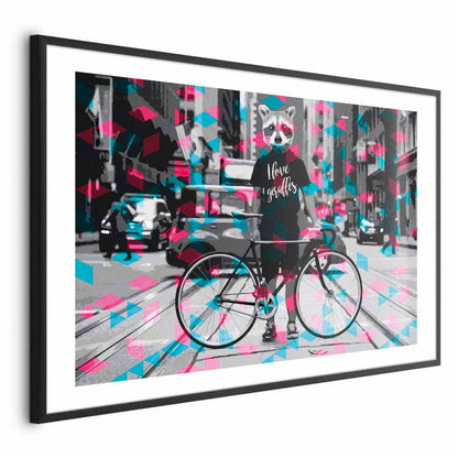 Artgeist plakat giraffer 90 x 60 cm med sort ramme, 1 stk