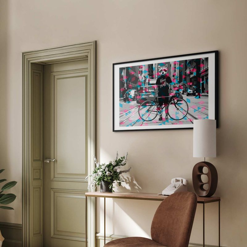 Artgeist plakat giraffer 90 x 60 cm med sort ramme, 1 stk