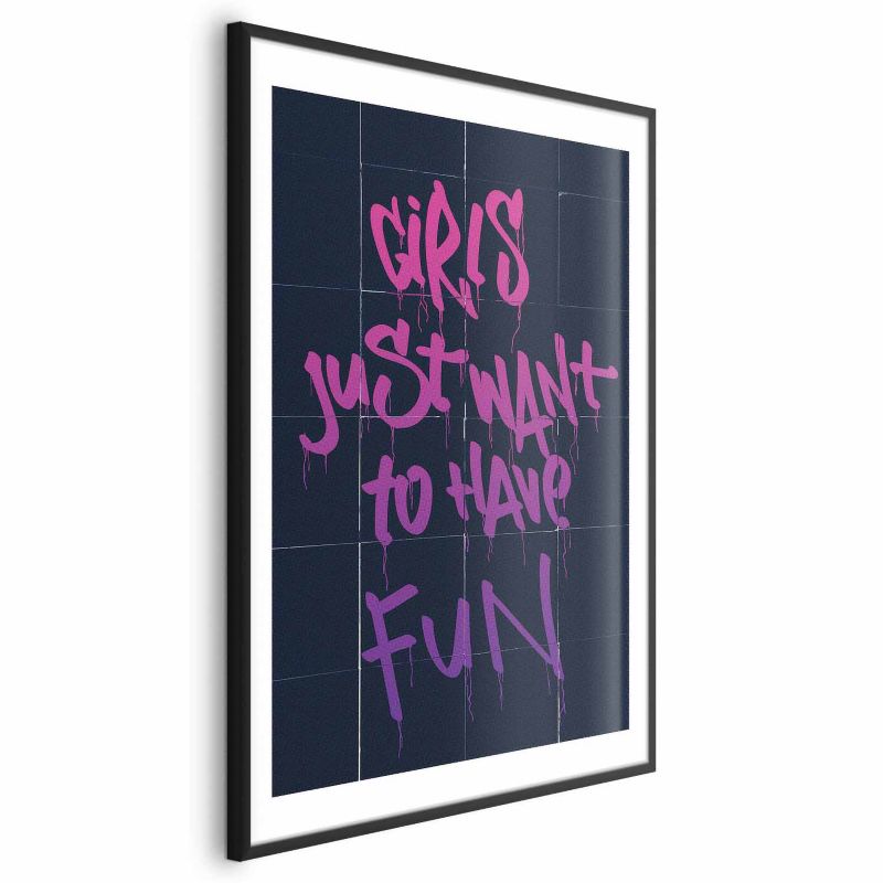 Artgeist Girls plakat 40x60 cm med sort ramme, 1 stk