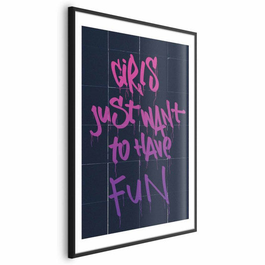 Artgeist Girls plakat 40x60 cm med sort ramme, 1 stk