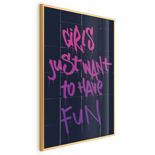 Artgeist Girls plakat 60 x 90 cm med guldramme, 1 stk