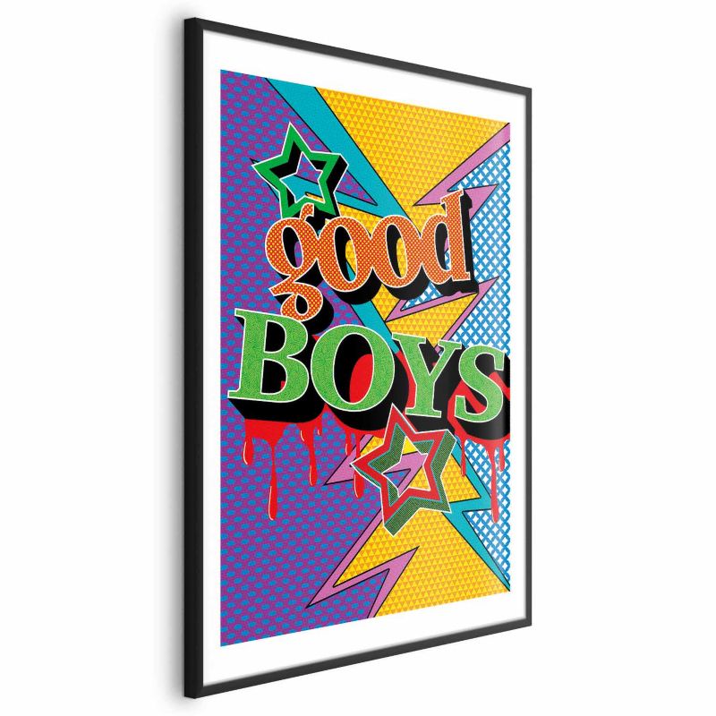 Artgeist Good Boys plakat 21 x 30 cm med sort ramme, 1 stk