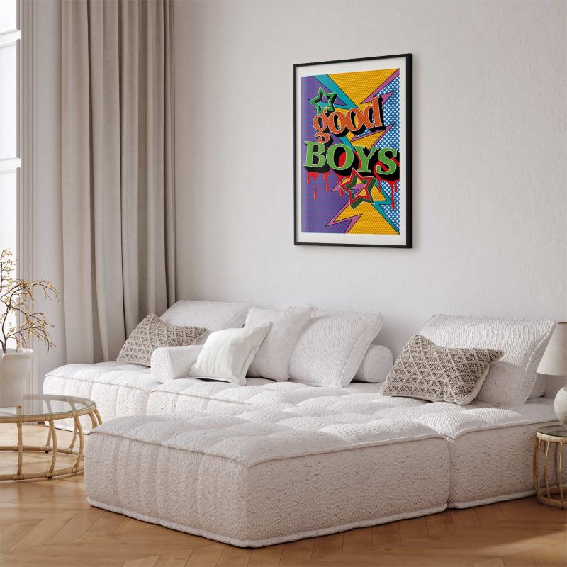 Artgeist Good Boys plakat 21 x 30 cm med sort ramme, 1 stk