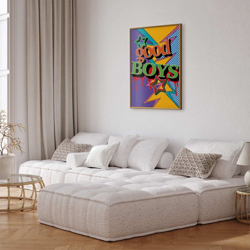 Artgeist Good Boys plakat 21 x 30 cm med guldramme, 1 stk