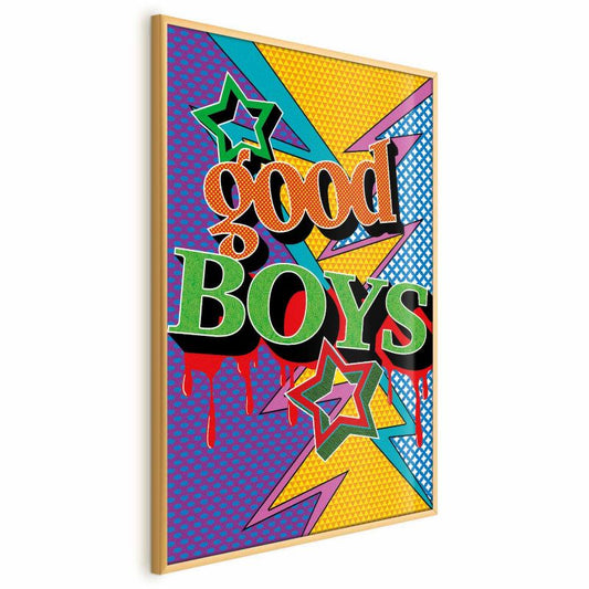 Artgeist Good Boys plakat 40 x 60 cm med guldramme, 1 stk