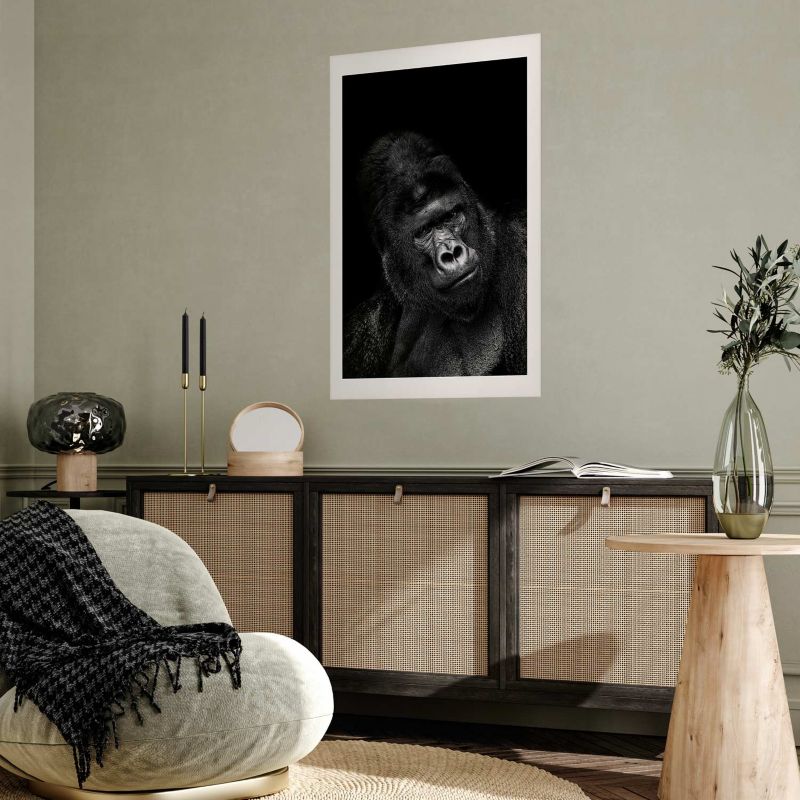 Artgeist gorilla plakat 60 x 90 cm uden ramme, 1 stk