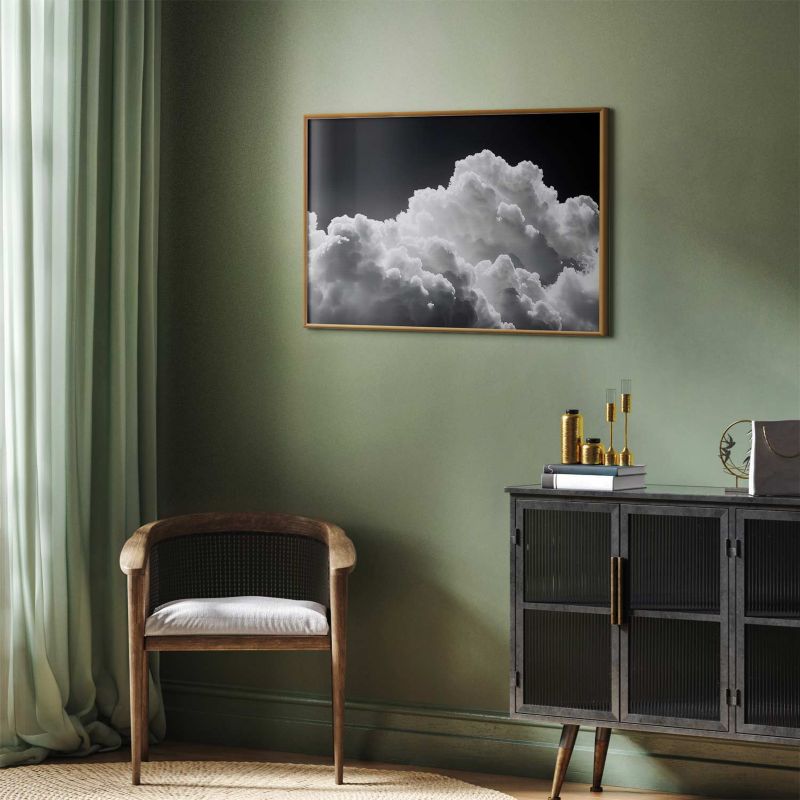 Artgeist plakat Sollysets spil 90 x 60 cm med guldramme, 1 stk