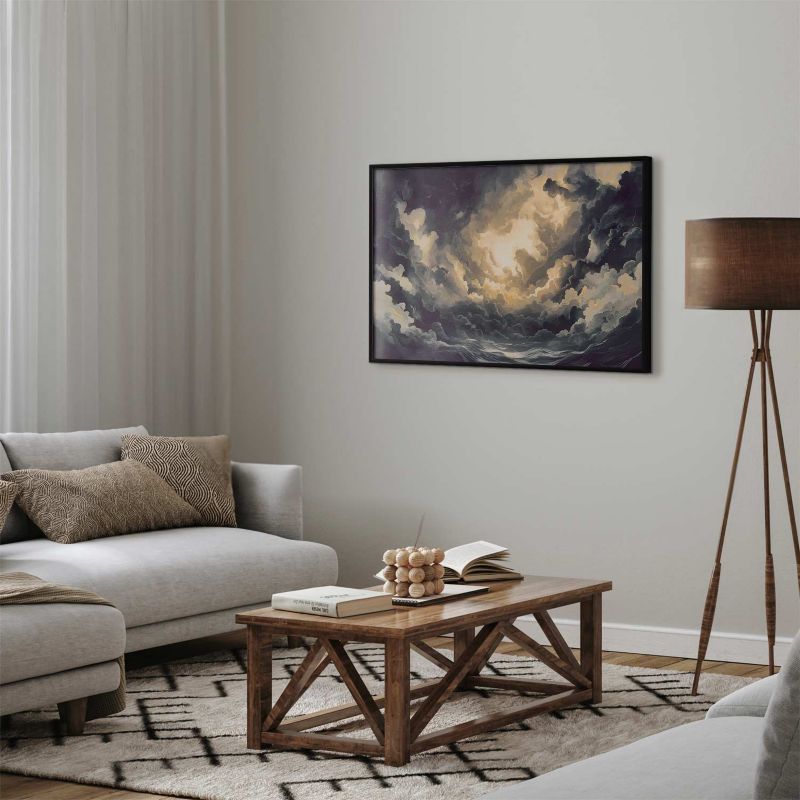 Artgeist plakat Lysenes spil 60 x 40 cm med sort ramme, 1 stk