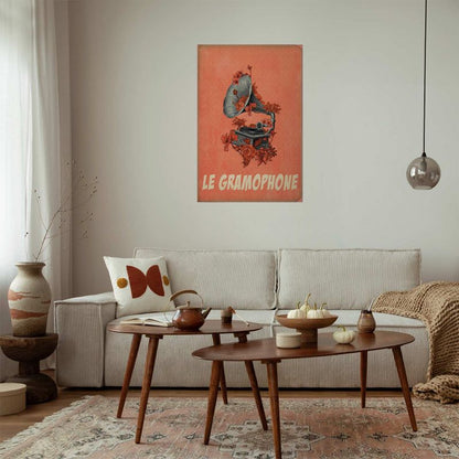 Plakat Artgeist Gramofon 40x60 cm uden ramme, 1 stk
