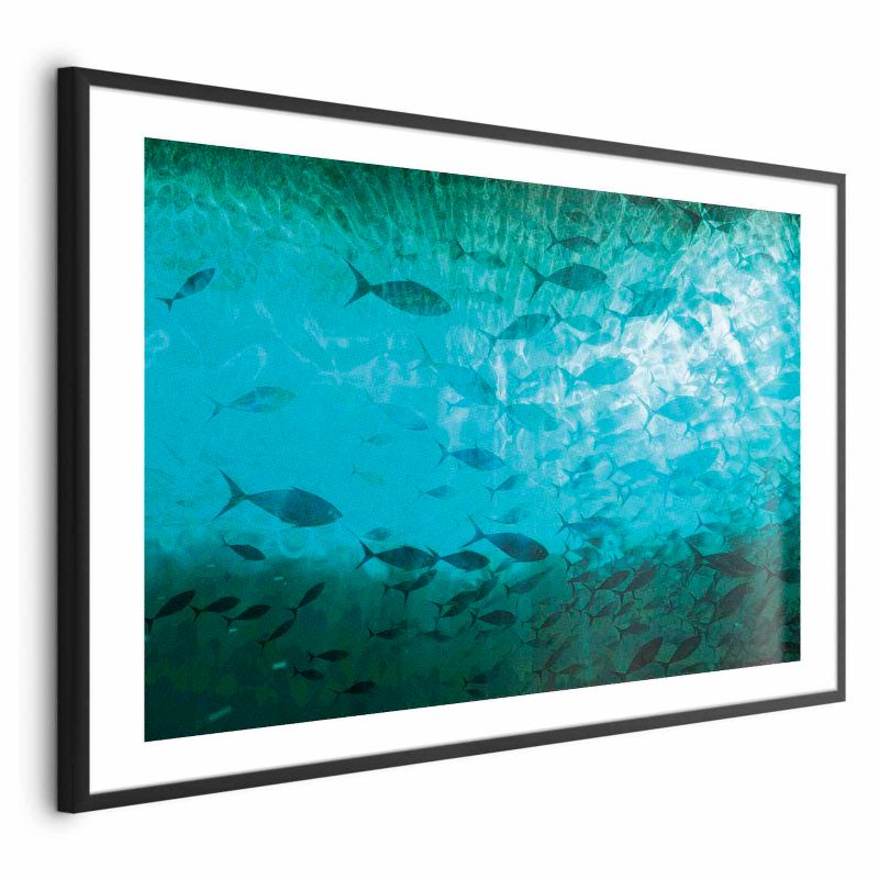 Artgeist plakat Gromada fisk 90 x 60 cm med sort ramme, 1 stk
