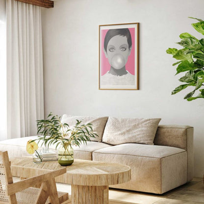 Artgeist plakat Ballon Gummi 21 x 30 cm med guldramme, 1 stk