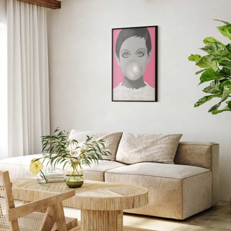 Artgeist plakat Gummiballon 40x60 cm med sort ramme, 1 stk