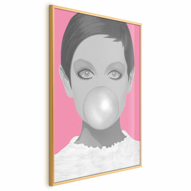 Artgeist plakat Gummiballon 40x60 cm med guldramme, 1 stk