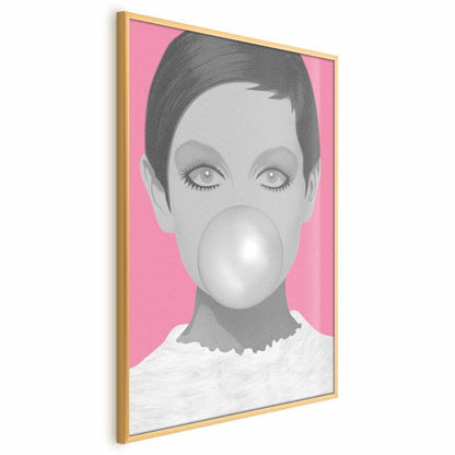 Artgeist plakat Gummiballon 40x60 cm med guldramme, 1 stk