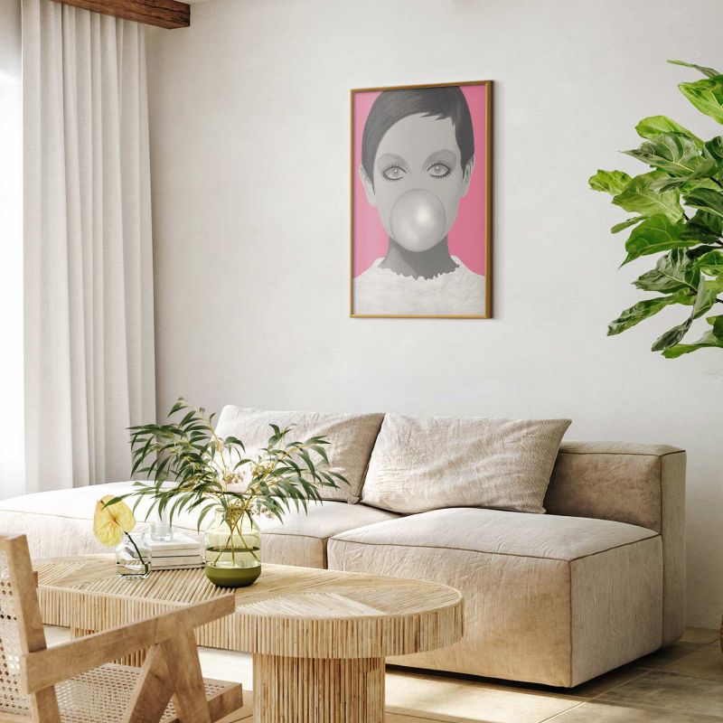 Artgeist plakat Gummiballon 40x60 cm med guldramme, 1 stk