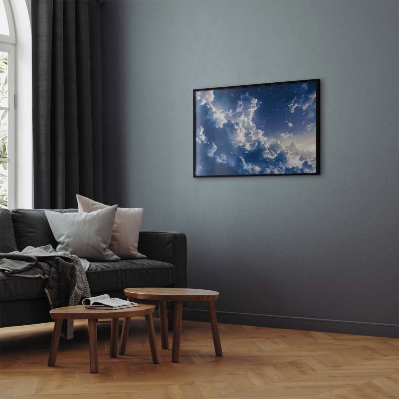 Plakat Artgeist Stjerneskydeskyer 30x21 cm med sort ramme, 1 stk