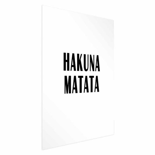 Artgeist Hakuna Matata plakat 21x30 cm uden ramme, 1 stk