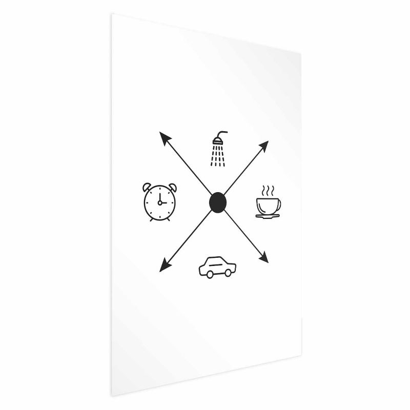 Artgeist plakat dagsplan 29,7 x 42 cm uden ramme, 1 stk