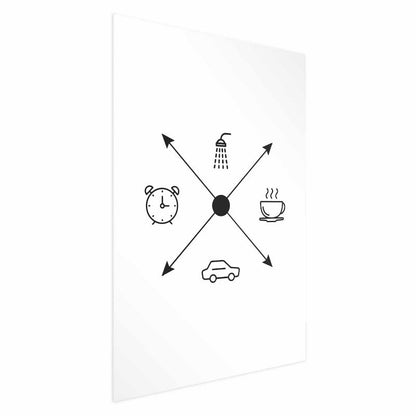 Artgeist plakat dagsplan 29,7 x 42 cm uden ramme, 1 stk