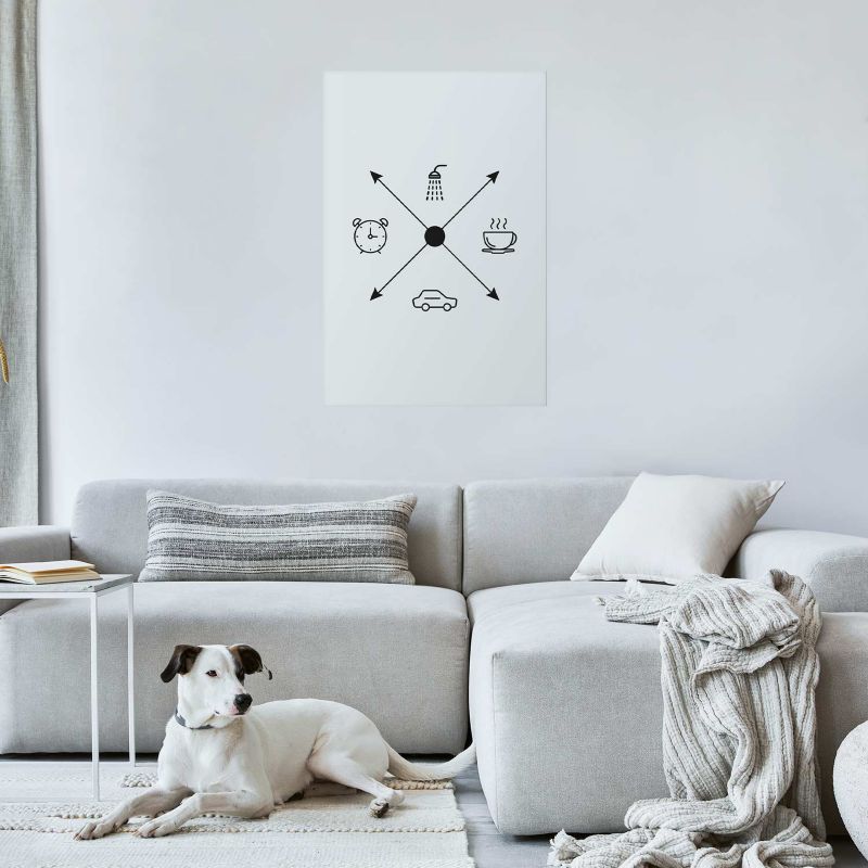 Artgeist plakat dagsplan 29,7 x 42 cm uden ramme, 1 stk