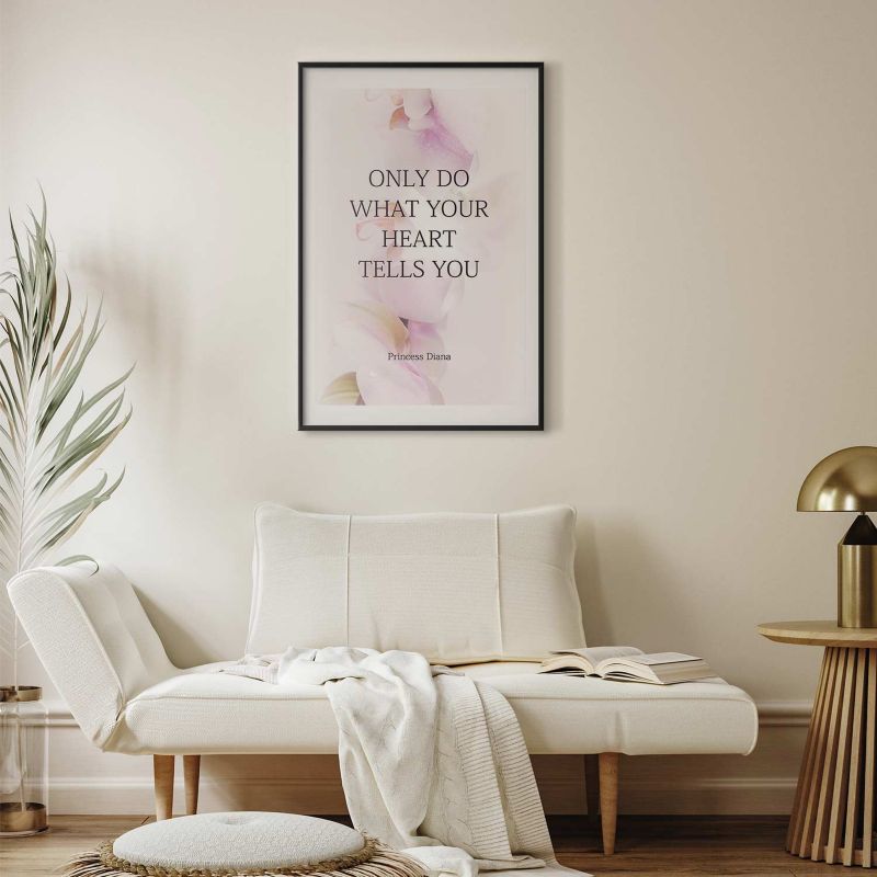 Artgeist Heart plakat 21 x 30 cm med sort ramme, 1 stk