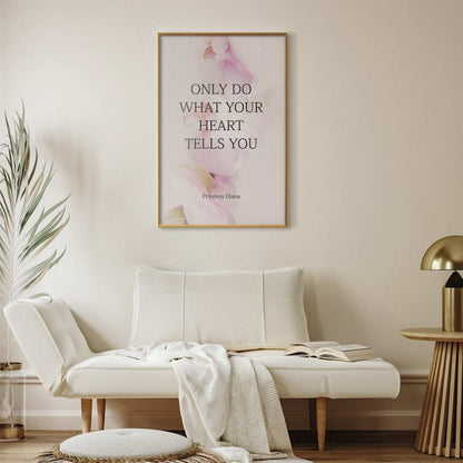 Artgeist Heart plakat 21x30 cm med guldramme, 1 stk