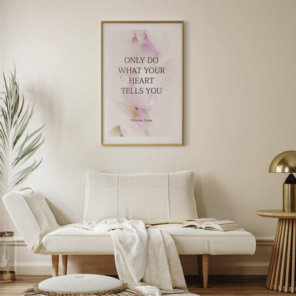 Artgeist Heart plakat 21x30 cm med guldramme, 1 stk