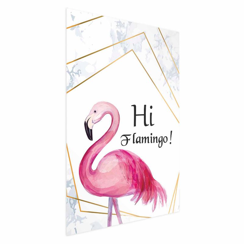 Plakat Artgeist Hi flamingo 29,7 x 42 cm uden ramme 1 stk