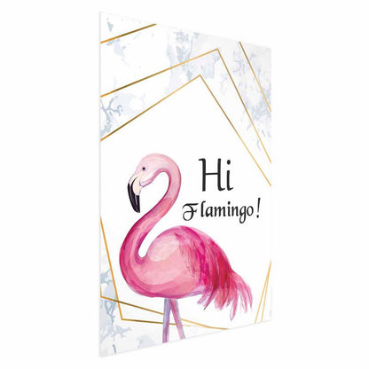 Plakat Artgeist Hi flamingo 29,7 x 42 cm uden ramme 1 stk