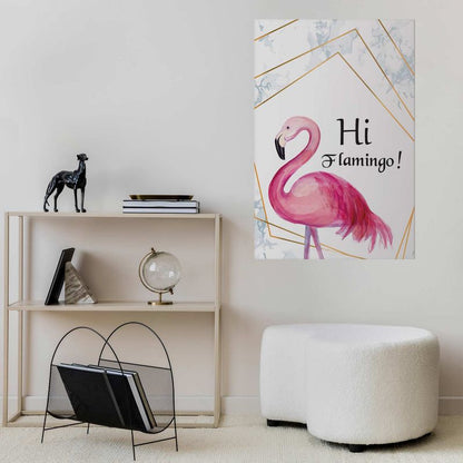 Plakat Artgeist Hi flamingo 29,7 x 42 cm uden ramme 1 stk