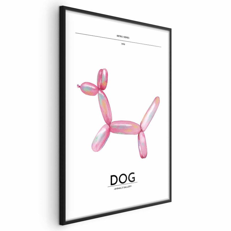 Artgeist Holo-Dog plakat 40x60 cm med sort ramme, 1 stk