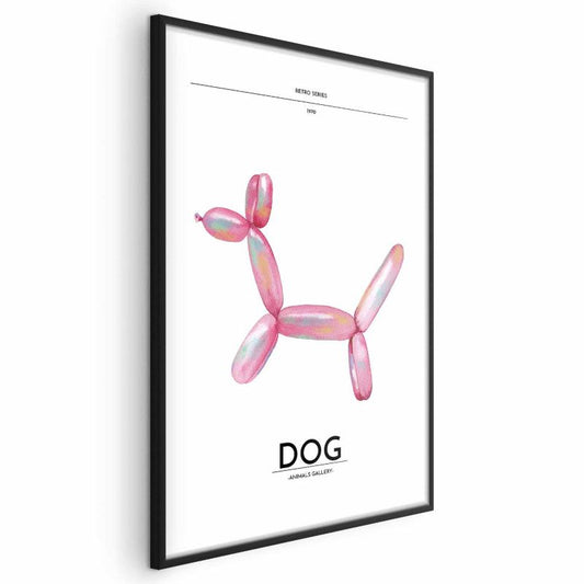 Artgeist Holo-Dog plakat 40x60 cm med sort ramme, 1 stk