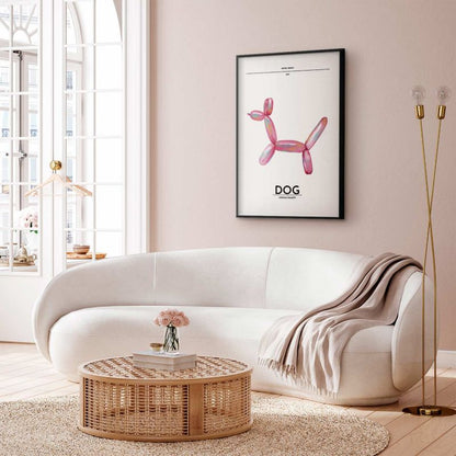 Artgeist Holo-Dog plakat 40x60 cm med sort ramme, 1 stk